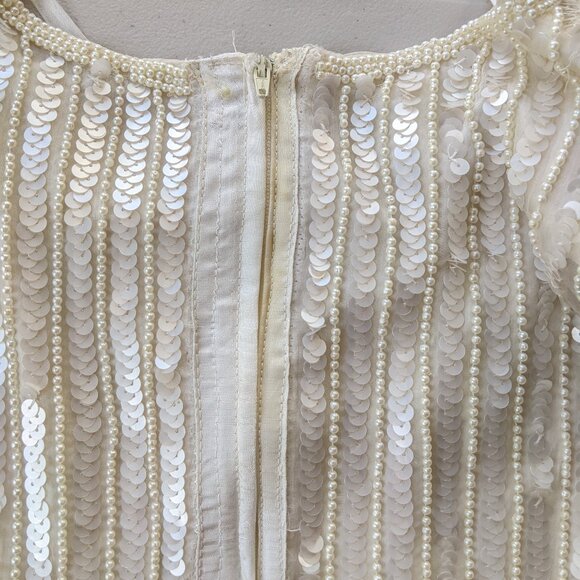 VINTAGE beaded masterpeice - 80's top and skirt, - Picture 12 of 16